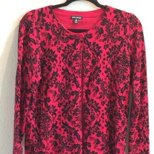 Red Paisley Sweater